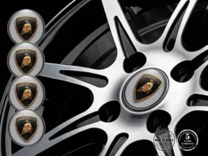 Lamborghini Hub Cap Sticker Edition Custom Dome Style